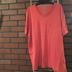 2/$5 Red V-Neck Levi’s t-shirt
